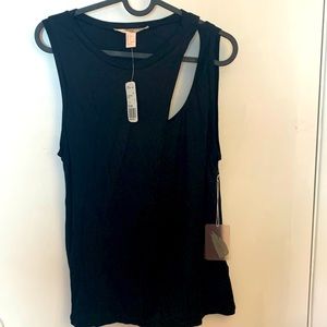 Forever 21 black distress tank